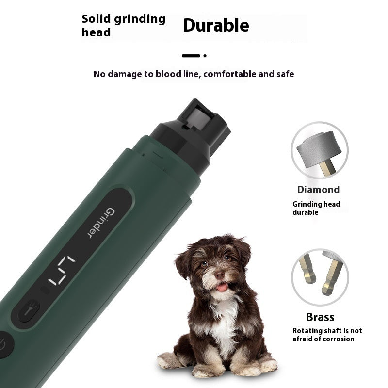 Dog Nail Grinder Electric Pet Nail Trimmers Rechargeable Cat Nail Grinders