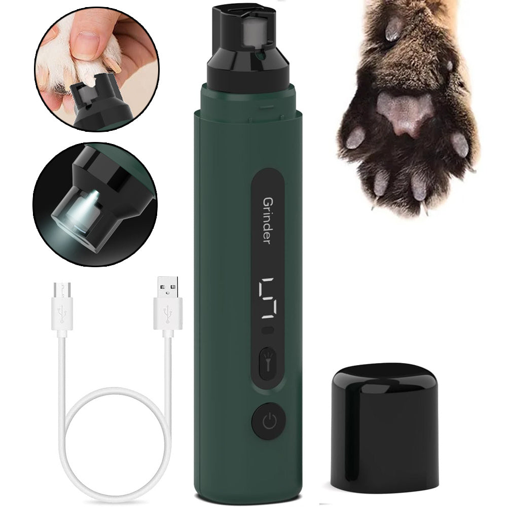 Dog Nail Grinder Electric Pet Nail Trimmers Rechargeable Cat Nail Grinders