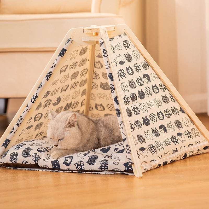 Cat Mat Autumn And Winter tent